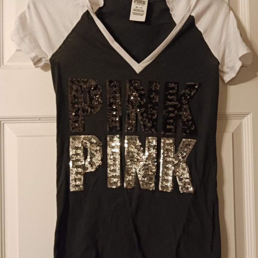 Victoria's secret pink tee size junior XS
